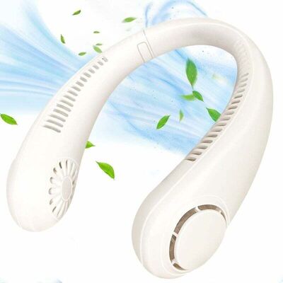 OEM Ventilateur De Cou Portable Personnel, Mini Ventilateur Rechargeable Usb Sans Lame Silencieux Avec Flux D’air À 360°et 3 Vitesses, Ventilateur Suspendu Mains Libres Pour Voyage Bureau Domicile Sport,b - Publicité OEM Ventilateur De Cou Portable Personnel, Mini Ventilateur Rechargeable Usb Sans Lame Silencieux Avec Flux D’air À 360°et 3 Vitesses, Ventilateur Suspendu Mains Libres Pour Voyage Bureau Domicile Sport,b - Publicité
