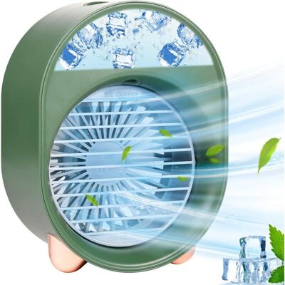 MOXIE Climatiseur Portable, Refroidisseur D'Air Personnel, Mini Refroidisseur D'Air Portable Ventilateur De Climatisation Personnel Portable Refroidisseur Mobile 3 Vitesses (green) - Publicité MOXIE Climatiseur Portable, Refroidisseur D'Air Personnel, Mini Refroidisseur D'Air Portable Ventilateur De Climatisation Personnel Portable Refroidisseur Mobile 3 Vitesses (green) - Publicité