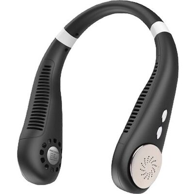 FLAMMKRAFT Ventilateur De Cou Usb Rechargeable, Portable Et Mains Libres, Suspendu, 3 Vitesses Réglables - Publicité FLAMMKRAFT Ventilateur De Cou Usb Rechargeable, Portable Et Mains Libres, Suspendu, 3 Vitesses Réglables - Publicité