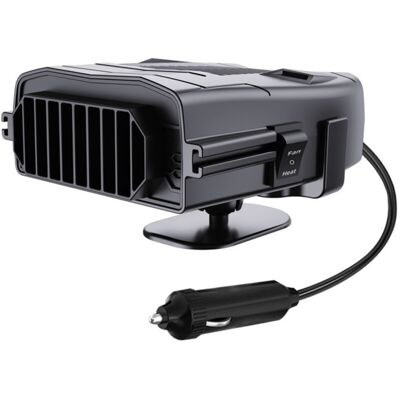 PELTOR Jeffergarden Chauffage De Voiture Portable, Ventilateur De Chauffage Ou De Refroidissement Rapide 12 V Avec Tête Rotative À 360 Degrés, Chauffage De Dégivrage 2 En 1 - Publicité PELTOR Jeffergarden Chauffage De Voiture Portable, Ventilateur De Chauffage Ou De Refroidissement Rapide 12 V Avec Tête Rotative À 360 Degrés, Chauffage De Dégivrage 2 En 1 - Publicité