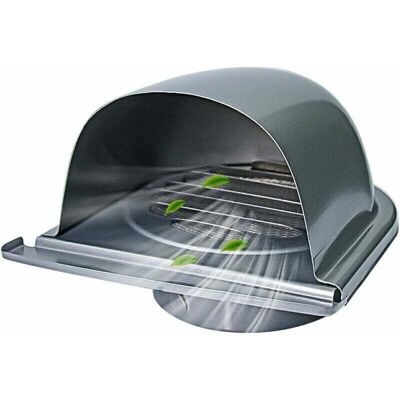 Scotch Grille Aération Vmc 100mm Inox – Grille U Avec Filet Anti-insectes – Conception Étanche 45° – Pour Ventilation Murale Et Plafond - Publicité Scotch Grille Aération Vmc 100mm Inox – Grille U Avec Filet Anti-insectes – Conception Étanche 45° – Pour Ventilation Murale Et Plafond - Publicité