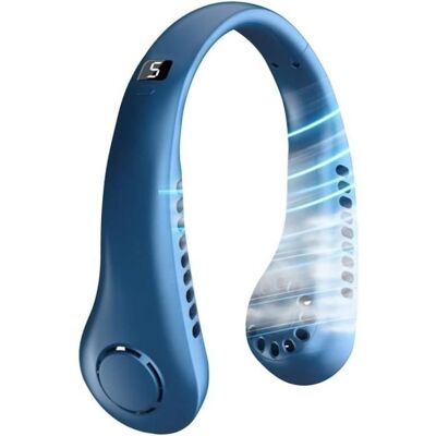 Cellfast Ventilateur De Cou Suspendu Portable - Sans Lame - Rechargeable Usb - Bleu - Publicité Cellfast Ventilateur De Cou Suspendu Portable - Sans Lame - Rechargeable Usb - Bleu - Publicité