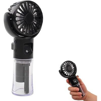 SANS MARQUE Ventilateur Manuel Avec Vaporisateur D'Eau - Mini Ventilateur Portable Usb Rechargeable - 4 Vitesses - Ultra Silencieux - Avec Bande - Pour Bureau, Voyage Et Extérieur - Publicité SANS MARQUE Ventilateur Manuel Avec Vaporisateur D'Eau - Mini Ventilateur Portable Usb Rechargeable - 4 Vitesses - Ultra Silencieux - Avec Bande - Pour Bureau, Voyage Et Extérieur - Publicité
