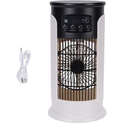 ORTVIAI Refroidisseur D'Air Évaporatif Portable 3-en-1 Usb, Réservoir 300 Ml, Silencieux Avec Minuterie Pour Bureau Et Maison - Publicité ORTVIAI Refroidisseur D'Air Évaporatif Portable 3-en-1 Usb, Réservoir 300 Ml, Silencieux Avec Minuterie Pour Bureau Et Maison - Publicité