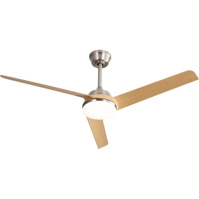 ACKERMAN Ventilateur De Plafond 132 Cm Avec Lumière Led 22w Et Télécommande 3 Pales Abs Idéal Pour Salon - Publicité ACKERMAN Ventilateur De Plafond 132 Cm Avec Lumière Led 22w Et Télécommande 3 Pales Abs Idéal Pour Salon - Publicité