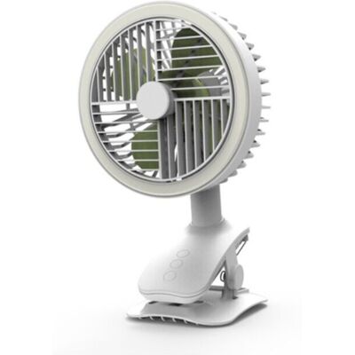 BRINSEA Ventilateur À Pince Usb Avec Ventilateur À Tête Secouante Légère Chargeant Le Mini Ventilateur De La Poussette De Dortoir De Bureau (glace Et Neige Blanche) - Publicité BRINSEA Ventilateur À Pince Usb Avec Ventilateur À Tête Secouante Légère Chargeant Le Mini Ventilateur De La Poussette De Dortoir De Bureau (glace Et Neige Blanche) - Publicité