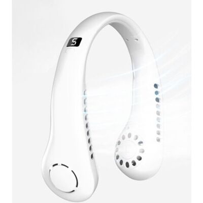 OEM Royaluxe-ventilateur De Cou Portable, Ventilateur De Cou 5000 Mah, Rechargeable Par Usb, Ventilateur De Cou Personnel, 5 Vitesses (blanc ) - Publicité OEM Royaluxe-ventilateur De Cou Portable, Ventilateur De Cou 5000 Mah, Rechargeable Par Usb, Ventilateur De Cou Personnel, 5 Vitesses (blanc ) - Publicité