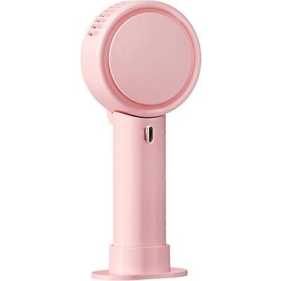 FLAMMKRAFT Mini Ventilateur Portable Personnel Rechargeable Par Usb Avec Lumière Led - 1200 Mah - Rose - Publicité FLAMMKRAFT Mini Ventilateur Portable Personnel Rechargeable Par Usb Avec Lumière Led - 1200 Mah - Rose - Publicité