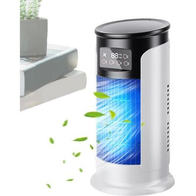 OEM Pour Climatiseur Portableventilateur Personnel Portable Et Désodorisant – Rafraîchisseur D'Air Silencieux Avec Minuterie, Réservoir De 300 Ml, Compact Pour La Chambre, La Voiture Et L'Extérieur - Publicité OEM Pour Climatiseur Portableventilateur Personnel Portable Et Désodorisant – Rafraîchisseur D'Air Silencieux Avec Minuterie, Réservoir De 300 Ml, Compact Pour La Chambre, La Voiture Et L'Extérieur - Publicité