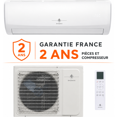 De Dietrich – Climatiseur Réversible 5,3 Kw – Mono-split Pour 50 M² – Classe A++ Seer 6,8 – Technologie Inverter – Débit D'Air 850 M³/h - Publicité De Dietrich – Climatiseur Réversible 5,3 Kw – Mono-split Pour 50 M² – Classe A++ Seer 6,8 – Technologie Inverter – Débit D'Air 850 M³/h - Publicité