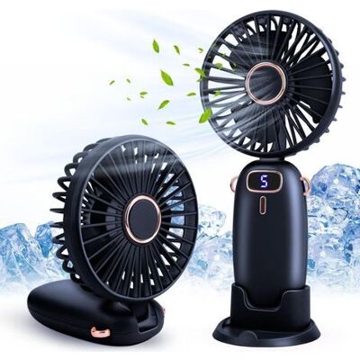 OEM Ventilateur De Poche Portable, Petit Ventilateur De Poche À 5 Vitesses Avec Support, Mini Ventilateur Usb Portable, Puissant Et Silencieux - Crezuo - Publicité OEM Ventilateur De Poche Portable, Petit Ventilateur De Poche À 5 Vitesses Avec Support, Mini Ventilateur Usb Portable, Puissant Et Silencieux - Crezuo - Publicité