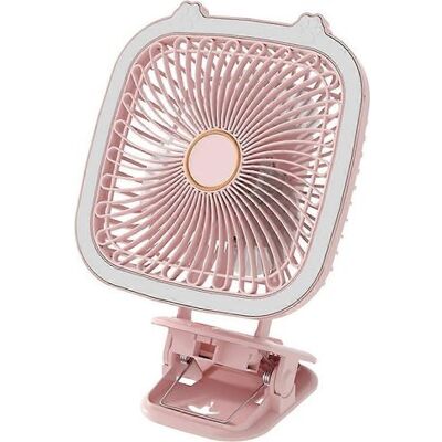 FLAMMKRAFT Petit Ventilateur À Pince, 3 Vitesses, Usb, Lumière, Flux D'Air Puissant, Silencieux. Publicité FLAMMKRAFT Petit Ventilateur À Pince, 3 Vitesses, Usb, Lumière, Flux D'Air Puissant, Silencieux. Publicité