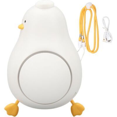 ABYSSE Ventilateur De Cou En Forme De Canard, Petit Ventilateur Rechargeable Par Usb Avec Cordon Et Batterie Intégrée. Publicité ABYSSE Ventilateur De Cou En Forme De Canard, Petit Ventilateur Rechargeable Par Usb Avec Cordon Et Batterie Intégrée. Publicité