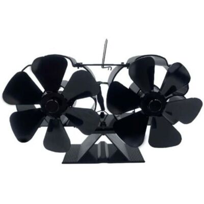 SANS MARQUE Ventilateur Silencieux À Double Pale Pour Poêle À Bois, Générant De La Chaleur Et Muni De Supports, Idéal Pour Les Poêles À Bois/à Bûches. Publicité SANS MARQUE Ventilateur Silencieux À Double Pale Pour Poêle À Bois, Générant De La Chaleur Et Muni De Supports, Idéal Pour Les Poêles À Bois/à Bûches. Publicité