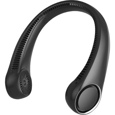 Vision Ventilateur De Cou Portable, Mains Libres, Sans Pales, Refroidissement À 360°, Silencieux, Pour L'Extérieur Et L'Intérieur, Batterie 4000 Mah, Rechargeable Par Usb, 3 Vitesses (noir) - Publicité Vision Ventilateur De Cou Portable, Mains Libres, Sans Pales, Refroidissement À 360°, Silencieux, Pour L'Extérieur Et L'Intérieur, Batterie 4000 Mah, Rechargeable Par Usb, 3 Vitesses (noir) - Publicité