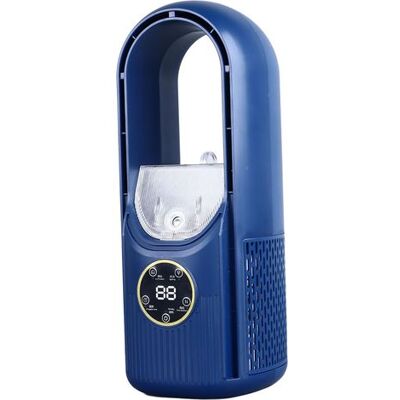 OEM Ventilateur Portable Sans Pales, Petit Ventilateur Personnel À 6 Vitesses, Brumisateur Usb Silencieux Pour Table/bureau Avec Minuterie Pour Bureau, Salon, Chambre (bleu) - Publicité OEM Ventilateur Portable Sans Pales, Petit Ventilateur Personnel À 6 Vitesses, Brumisateur Usb Silencieux Pour Table/bureau Avec Minuterie Pour Bureau, Salon, Chambre (bleu) - Publicité
