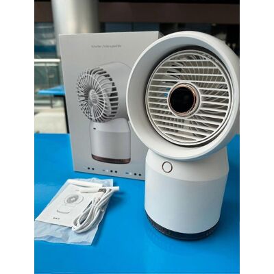 FLAMMKRAFT Petit Climatiseur, Ventilateur De Bureau Pour La Maison Ou Le Bureau, Humidificateur Portable, Rafraîchisseur D'Air Par Évaporation, États-unis - Publicité FLAMMKRAFT Petit Climatiseur, Ventilateur De Bureau Pour La Maison Ou Le Bureau, Humidificateur Portable, Rafraîchisseur D'Air Par Évaporation, États-unis - Publicité