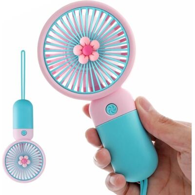 Cellfast Mini Ventilateur - Computing - Rose Cerise - Rechargeable Usb - Silencieux 20 Db - Portable - Publicité Cellfast Mini Ventilateur - Computing - Rose Cerise - Rechargeable Usb - Silencieux 20 Db - Portable - Publicité