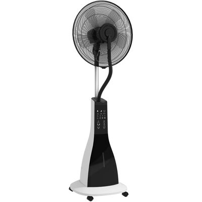 ACKERMAN Ventilateur Sur Pied Avec Fonction Brumisation 90w, Réservoir 3l, 3 Vitesses, Oscillant, Avec Télécommande, Noir - Publicité ACKERMAN Ventilateur Sur Pied Avec Fonction Brumisation 90w, Réservoir 3l, 3 Vitesses, Oscillant, Avec Télécommande, Noir - Publicité
