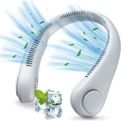 OEM Ventilateur Nuque Portable,usb Ventilateur De Cou Avec Batterie 1200mah,ventilateur Mains Libres Sans Pale,3 Vitesses, Ventilateur Silencieux Réglable À 360° (blanc)- - Publicité OEM Ventilateur Nuque Portable,usb Ventilateur De Cou Avec Batterie 1200mah,ventilateur Mains Libres Sans Pale,3 Vitesses, Ventilateur Silencieux Réglable À 360° (blanc)- - Publicité