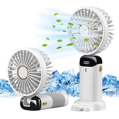 OEM Ventilateur Portatif, Ventilateur Usb Rechargeable Portable À 5 Vitesses, Mini Ventilateur À Piles, Ventilateur De Bureau Pliable Avec Affichage Led Pour La Maison, Le Bureau, Etc. Publicité OEM Ventilateur Portatif, Ventilateur Usb Rechargeable Portable À 5 Vitesses, Mini Ventilateur À Piles, Ventilateur De Bureau Pliable Avec Affichage Led Pour La Maison, Le Bureau, Etc. Publicité