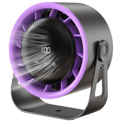 Cellfast Ventilateur De Bureau - Silencieux - 100 Vitesses - 4000mah - Rotatif 360° - Affichage Led - Publicité Cellfast Ventilateur De Bureau - Silencieux - 100 Vitesses - 4000mah - Rotatif 360° - Affichage Led - Publicité