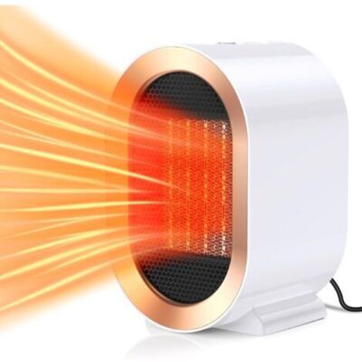 SANS MARQUE Chauffage Soufflant 1200w, Chauffage Électrique Avec 2 Modes, Portable Ptc En Céramique 3s Chauffage Rapide Silencieux, Chauffage Personnel Pour Bureau À Domicile, Blanc - Publicité SANS MARQUE Chauffage Soufflant 1200w, Chauffage Électrique Avec 2 Modes, Portable Ptc En Céramique 3s Chauffage Rapide Silencieux, Chauffage Personnel Pour Bureau À Domicile, Blanc - Publicité