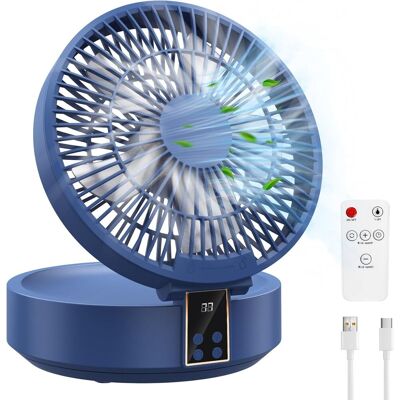 OEM Ventilateur De Table Silencieux 4000mah Rechargeable – Oscillation 120° – 3 Vitesses – Télécommande Et Minuterie – Idéal Pour Espaces Confinés - Publicité OEM Ventilateur De Table Silencieux 4000mah Rechargeable – Oscillation 120° – 3 Vitesses – Télécommande Et Minuterie – Idéal Pour Espaces Confinés - Publicité