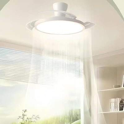 SANS MARQUE Led Ventilateurs De Plafond Lampe De Ventilateur Blanc Ventilateur Plafonnier Avec Lampe Électrique Suspension Refroidissement Et Climatisation 42/48 Pouces Rc 3 Contrôle De Lame (42 Pouces) - Publicité SANS MARQUE Led Ventilateurs De Plafond Lampe De Ventilateur Blanc Ventilateur Plafonnier Avec Lampe Électrique Suspension Refroidissement Et Climatisation 42/48 Pouces Rc 3 Contrôle De Lame (42 Pouces) - Publicité