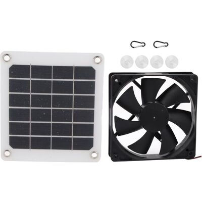 MOXIE Sjlerst Ventilateur D'Échappement De Panneau D'Énergie Solaire Extérieur 6v 10w, Chargement Usb Pour Serre Et Poulailler - Publicité MOXIE Sjlerst Ventilateur D'Échappement De Panneau D'Énergie Solaire Extérieur 6v 10w, Chargement Usb Pour Serre Et Poulailler - Publicité