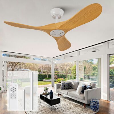 ACKERMAN Ventilateur De Plafond 42 Pouces Avec Télécommande (6 Niveaux), 3 Pales Abs, Moteur Dc Réversible, Pour Chambre À Coucher Et Salle À Manger, Sans Éclairage - Publicité ACKERMAN Ventilateur De Plafond 42 Pouces Avec Télécommande (6 Niveaux), 3 Pales Abs, Moteur Dc Réversible, Pour Chambre À Coucher Et Salle À Manger, Sans Éclairage - Publicité