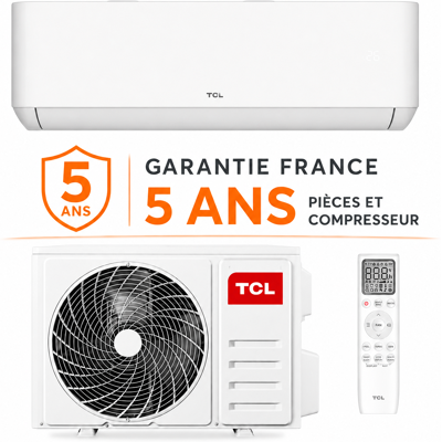 Climatiseur Réversible Tcl - Mono-split Serie Gentelcool Unité Intérieure 5,8 Kw + Unité Extérieure 5,8 Kw S18p6so - Publicité Climatiseur Réversible Tcl - Mono-split Serie Gentelcool Unité Intérieure 5,8 Kw + Unité Extérieure 5,8 Kw S18p6so - Publicité