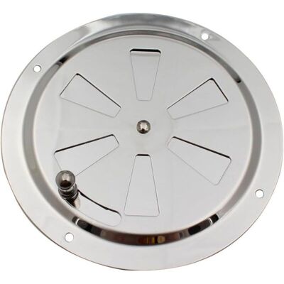 Scotch Sortie D'Air Ronde En Acier Inoxydable À Ouverture Et Fermeture Manuelles, Ventilation Murale À Conduit Plat, 1 Pièce - Publicité Scotch Sortie D'Air Ronde En Acier Inoxydable À Ouverture Et Fermeture Manuelles, Ventilation Murale À Conduit Plat, 1 Pièce - Publicité