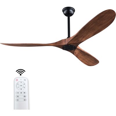ACKERMAN Ventilateur De Plafond 52 Pouces Sans Lumière, 6 Vitesses, Moteur Dc Réversible Silencieux, Ventilateur De Plafond Moderne Sans Lumière Avec Télécommande Pour Intérieur Et Extérieur, Ferme, Bureau, Ch - Publicité ACKERMAN Ventilateur De Plafond 52 Pouces Sans Lumière, 6 Vitesses, Moteur Dc Réversible Silencieux, Ventilateur De Plafond Moderne Sans Lumière Avec Télécommande Pour Intérieur Et Extérieur, Ferme, Bureau, Ch - Publicité