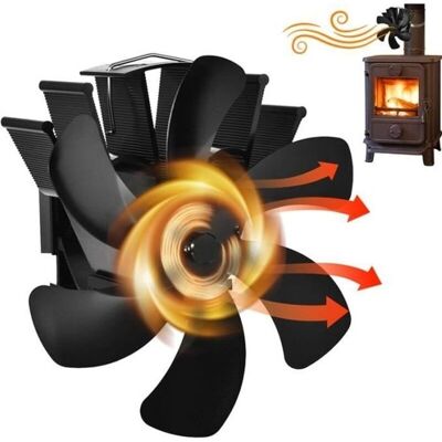 SANS MARQUE A 6 Pales Ventilateur Cheminée Suspendu Ventilateur Silencieux Thermodynamique Efficace - Publicité SANS MARQUE A 6 Pales Ventilateur Cheminée Suspendu Ventilateur Silencieux Thermodynamique Efficace - Publicité