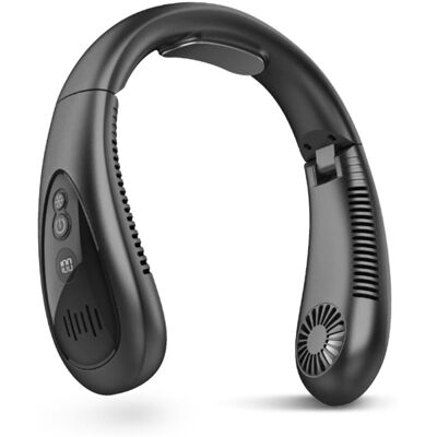 OEM Ventilateur De Cou Portable, Flux D'Air Rafraîchissant, Batterie 5000 Mah Rechargeable Usb, 3 Vitesses, Sans Pales (noir) - Publicité OEM Ventilateur De Cou Portable, Flux D'Air Rafraîchissant, Batterie 5000 Mah Rechargeable Usb, 3 Vitesses, Sans Pales (noir) - Publicité