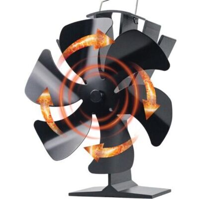 SANS MARQUE Ventilateur De Poêle À Bois Alimenté Par La Chaleur Pour Poêle À Granulés - Publicité SANS MARQUE Ventilateur De Poêle À Bois Alimenté Par La Chaleur Pour Poêle À Granulés - Publicité