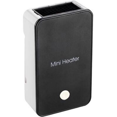 Vision Chauffage De Sécurité À Économie D'Énergie, Mini Ventilateur Électrique Portable Pour Chambre, Bureau, Noir - Publicité Vision Chauffage De Sécurité À Économie D'Énergie, Mini Ventilateur Électrique Portable Pour Chambre, Bureau, Noir - Publicité