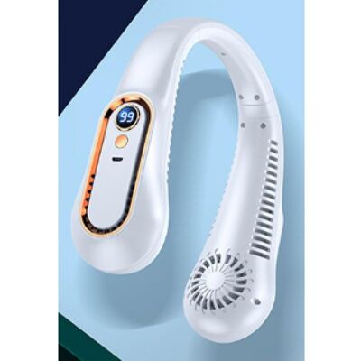 OEM Ventilateur De Cou Usb Rechargeable Mini Numérique Portable Leaf Free Fan (blanc) - Publicité OEM Ventilateur De Cou Usb Rechargeable Mini Numérique Portable Leaf Free Fan (blanc) - Publicité