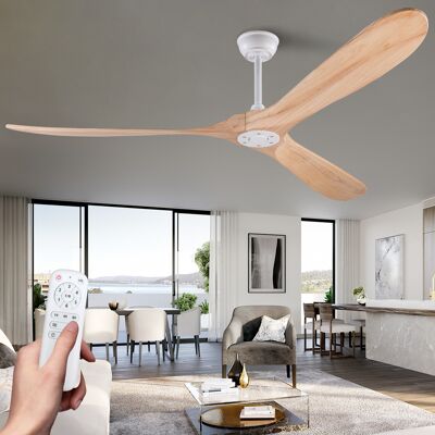 ACKERMAN Ventilateur De Plafond 72 Pouces Sans Lumière, Finition Couleur Bois Naturel, Ventilateur De Plafond Extra Grand En Bois Étanche Avec Tige, Design Mid-century Moderne Pour Terrasse, Salon, Garage Et P - Publicité ACKERMAN Ventilateur De Plafond 72 Pouces Sans Lumière, Finition Couleur Bois Naturel, Ventilateur De Plafond Extra Grand En Bois Étanche Avec Tige, Design Mid-century Moderne Pour Terrasse, Salon, Garage Et P - Publicité
