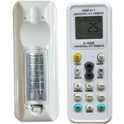 URSUS Télécommande Universelle Pour Climatiseur, Compatible Avec Lg, Gree, Midea, Toshiba, Haier, Daikin, Hitachi, Etc., Télécommande Universelle Pour Climatiseur K-1028e, Réglage À Un Bouton - Publicité URSUS Télécommande Universelle Pour Climatiseur, Compatible Avec Lg, Gree, Midea, Toshiba, Haier, Daikin, Hitachi, Etc., Télécommande Universelle Pour Climatiseur K-1028e, Réglage À Un Bouton - Publicité