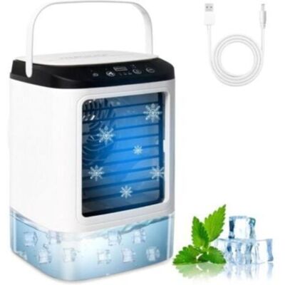 URSUS Climatiseur Portable 4 En 1, Refroidisseur D'Air Portable, Ventilateur De Climatiseur, 3 Vitesses E - Publicité URSUS Climatiseur Portable 4 En 1, Refroidisseur D'Air Portable, Ventilateur De Climatiseur, 3 Vitesses E - Publicité
