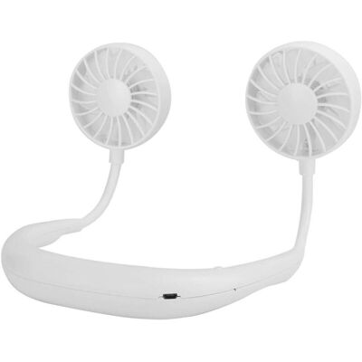 MOXIE Ventilateur De Cou Suspendu Portable, Ventilateur De Tour De Cou De Ventilateur Mains Libres Personnel, Ventilateur Portable Rechargeable Par Usb À 3 Vitesses, Mini Ventilateur De Tour De Cou(blanc) - Publicité MOXIE Ventilateur De Cou Suspendu Portable, Ventilateur De Tour De Cou De Ventilateur Mains Libres Personnel, Ventilateur Portable Rechargeable Par Usb À 3 Vitesses, Mini Ventilateur De Tour De Cou(blanc) - Publicité