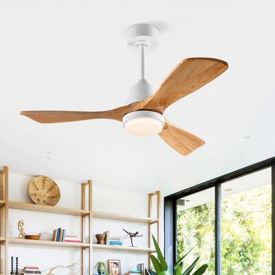 ACKERMAN Ventilateur De Plafond 42 Pouces En Bois Avec Lumière Et Télécommande, Ventilateur De Plafond Intérieur Et Extérieur, Ventilateur D'Extérieur Moderne Avec 3 Pales Pour Terrasse, Salon, Ferme, Etc. (bl - Publicité ACKERMAN Ventilateur De Plafond 42 Pouces En Bois Avec Lumière Et Télécommande, Ventilateur De Plafond Intérieur Et Extérieur, Ventilateur D'Extérieur Moderne Avec 3 Pales Pour Terrasse, Salon, Ferme, Etc. (bl - Publicité