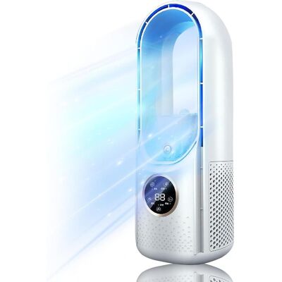 TOIVIZE Mini Climatiseur Mobile, Rafraîchisseur D'Air For Chambre À Coucher, Climatiseur De Camping, Trois Modes D'Air Pur/froid/humidification, 6 Vitesses De Vent, Minuterie 6 Heures - Publicité TOIVIZE Mini Climatiseur Mobile, Rafraîchisseur D'Air For Chambre À Coucher, Climatiseur De Camping, Trois Modes D'Air Pur/froid/humidification, 6 Vitesses De Vent, Minuterie 6 Heures - Publicité