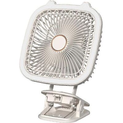 FLAMMKRAFT Petit Ventilateur À Pince, 3 Vitesses, Usb, Lumière, Flux D'Air Puissant, Silencieux. Publicité FLAMMKRAFT Petit Ventilateur À Pince, 3 Vitesses, Usb, Lumière, Flux D'Air Puissant, Silencieux. Publicité