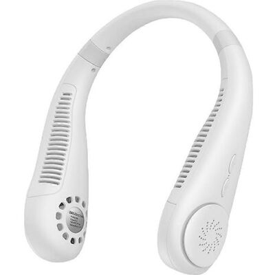 FLAMMKRAFT Ventilateur De Cou Usb Rechargeable, Portable Et Mains Libres, Suspendu, 3 Vitesses Réglables - Publicité FLAMMKRAFT Ventilateur De Cou Usb Rechargeable, Portable Et Mains Libres, Suspendu, 3 Vitesses Réglables - Publicité