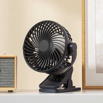 BRINSEA Clip Usb Ventilateur Lampe De Bureau Petit Ventilateur Portable Extérieur Clip Ventilateur Maison Bureau Dortoir Chevet Charge (noir) - Publicité BRINSEA Clip Usb Ventilateur Lampe De Bureau Petit Ventilateur Portable Extérieur Clip Ventilateur Maison Bureau Dortoir Chevet Charge (noir) - Publicité
