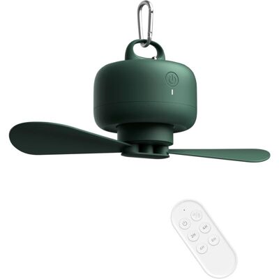 MOXIE Ventilateur De Camping 8000mah À Piles, Rechargeable Par Usb Avec Télécommande, Pales De Ventilateur Amovibles, Crochet De Suspension, Minuterie, 4 Vitesses Pour Extérieur-vert - Publicité MOXIE Ventilateur De Camping 8000mah À Piles, Rechargeable Par Usb Avec Télécommande, Pales De Ventilateur Amovibles, Crochet De Suspension, Minuterie, 4 Vitesses Pour Extérieur-vert - Publicité