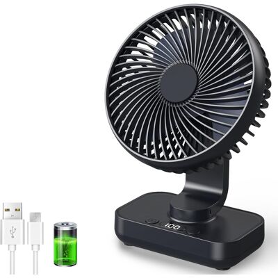 OEM Ventilateur De Table Usb Avec Oscillation Automatique, Batterie 4500 Mah Rechargeable, Silencieux, 4 Vitesses, Écran Numérique, Charge Rapide, Portable Pour Maison, Bureau, Chambre, Extérieur - Publicité OEM Ventilateur De Table Usb Avec Oscillation Automatique, Batterie 4500 Mah Rechargeable, Silencieux, 4 Vitesses, Écran Numérique, Charge Rapide, Portable Pour Maison, Bureau, Chambre, Extérieur - Publicité